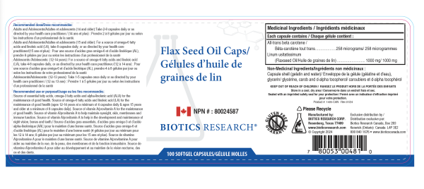 Flax Seed Oil Caps