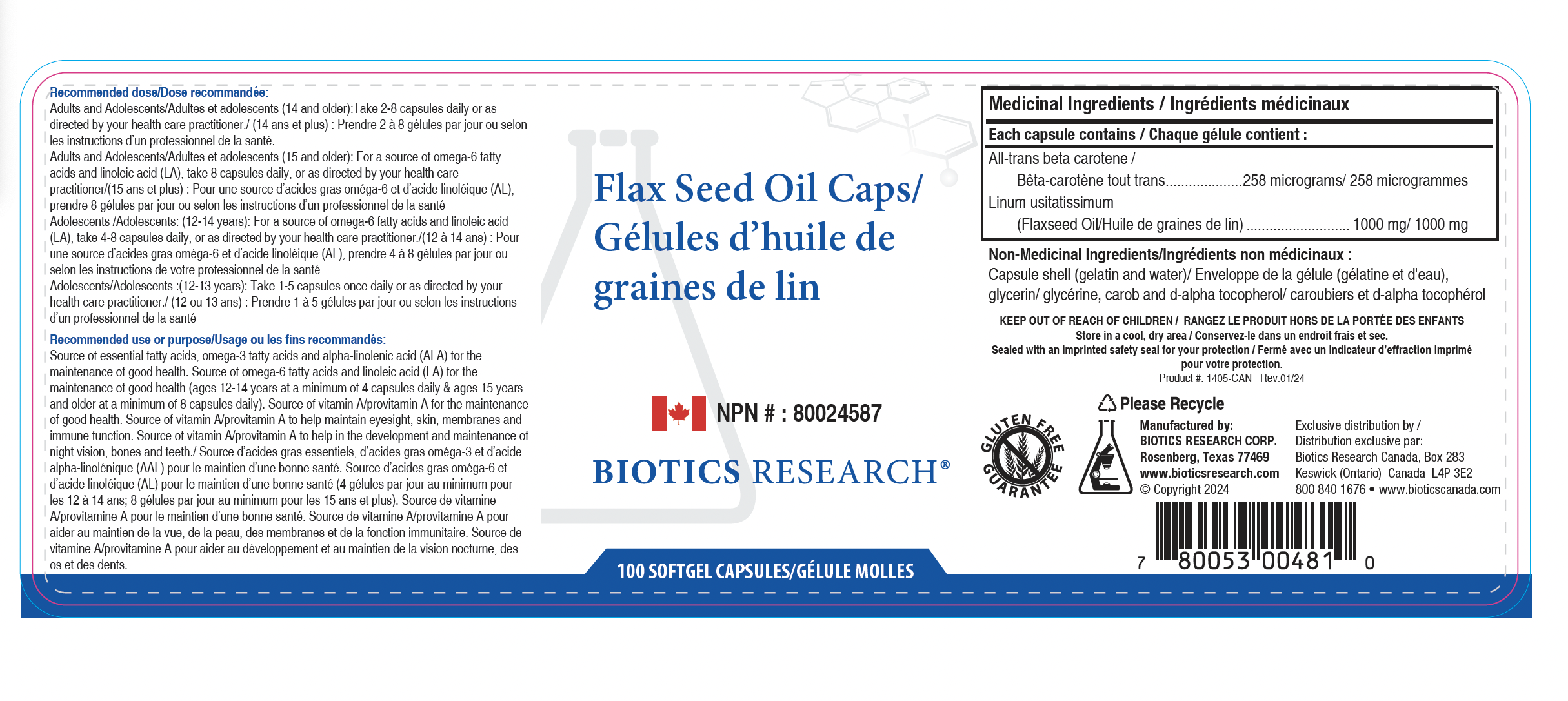 Flax Seed Oil Caps - Image 2