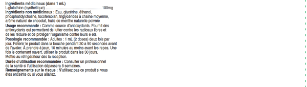 Liposomal Glutathione Cacao Mint