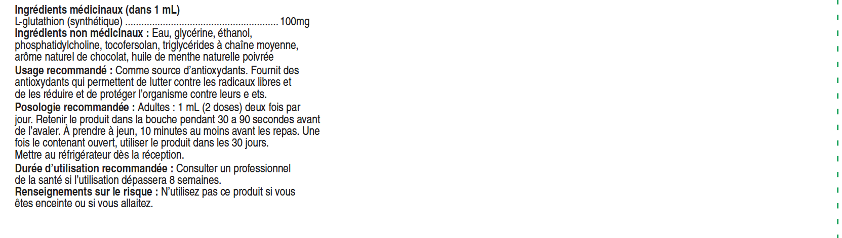 Liposomal Glutathione Cacao Mint - Image 3