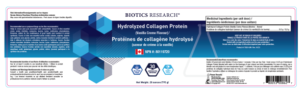 Hydrolyzed Collagen Protein Vanilla