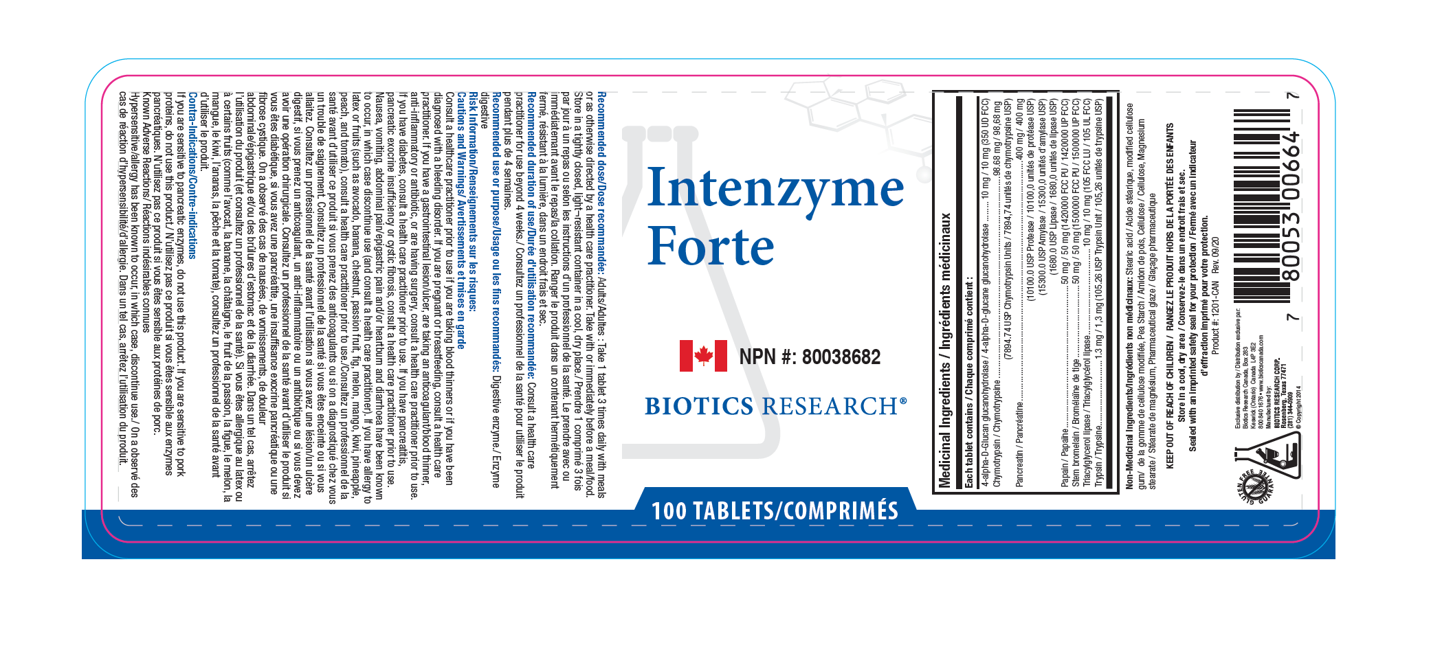 Intenzyme Forte 100T - Image 2