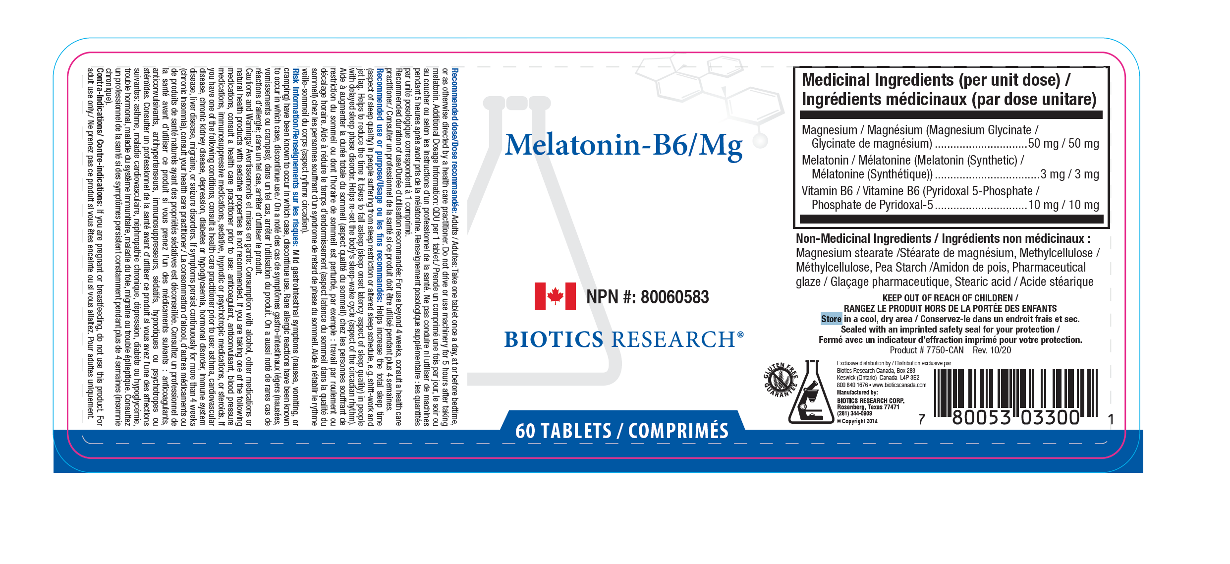 Melatonin-B6/Mg - Image 2