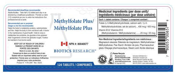 Methylfolate Plus